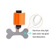 USB Charging Leo Style Red Blue Rear Riding Safety Light - 5