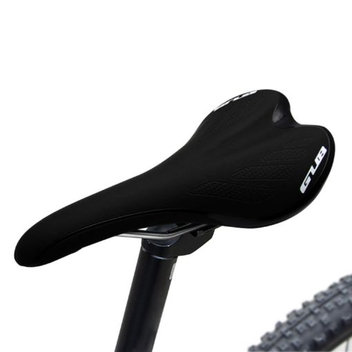 GUB 3083 Black Microfiber Leather Bike Saddle - 1