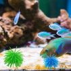 Simulation Sea Urchin Ball Coral, Small, 7cm, Yellow Aquarium Decor - 6