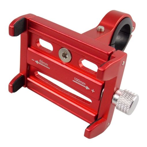 BIKERSAY MP005 Red Aluminum Alloy Phone Holder for Bikes - 1