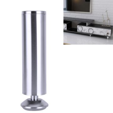 Stainless Steel Thick Column Sofa Cabinet Foot, 350mm Height - 1