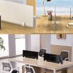 White Aluminum Alloy Desktop Screen Partition Fixing Clip - 4