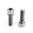 Titanium Bicycle Bottle Cage Screws M5 18mm, 6 PCS - 2