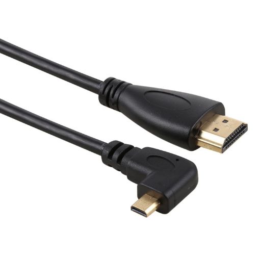 4K HDMI to Micro HDMI Right Angled Gold-plated Adapter Cable 50cm - 1