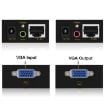 VGA & Audio Extender 1920x1440 HD 100m with UK Plug Adapter - 4