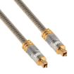 EMK 1.5m Gold Plated Toslink Male Digital Optical Audio Cable - 2