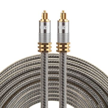 EMK YL-A 10m Gold Plated Toslink Optical Audio Cable Male to Male - 1