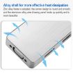 ULT-unite 5 in 1 USB-C Hub: Audio, VGA, DP, HDMI, PD Adapter (White) - 4