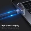 10Gbps USB Male to Male Flat Sync Data Fast Charging Cable - 4