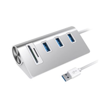 Rocketek HC422 USB3.0 Hub with SD/TF Card Reader Adapter - 1