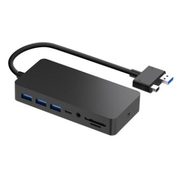 Rocketek SH701 11-in-1 USB 3.0 Hub Adapter for Surface Pro 5/6 - 1