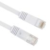 5m CAT6 Ultra-thin Flat Ethernet Cable, RJ45 Patch Lead White - 3