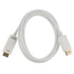 4K x 2K DP to HDMI Converter Cable - 1.8m (White) - 3