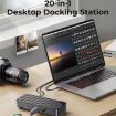 ORICO DKA20-BK-BP 20-in-1 Type-C 10Gbps HUB Docking Station UK Plug - 3