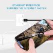 3 in 1 USB-C Male to USB + 100M RJ45 Ethernet + Type-C Adapter - 6
