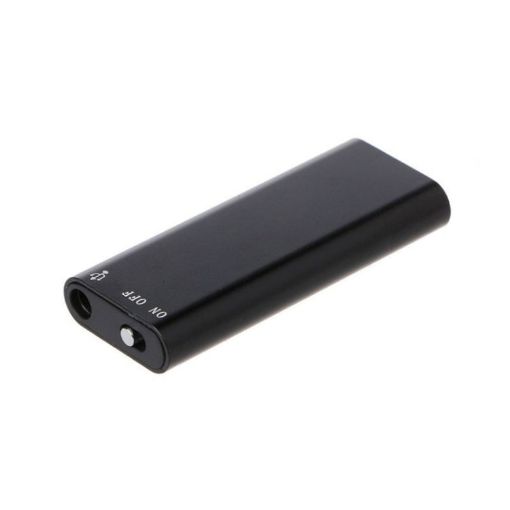 16GB USB Recorder Pen MP3 Player Memory Pen (Black) - 1