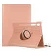 Samsung Galaxy Tab S7 FE T730 360 Rose Gold Leather Case - 1