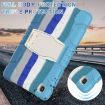 For Galaxy Tab A7 T500 Shockproof Case & Holder, Blue - 5