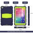 Samsung Galaxy Tab A8.0 2019 Shockproof Case with Holder, Navy/Lime - 4