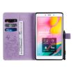 Galaxy Tab A 8.0 Case: Butterfly Pattern, Wallet & Card Slots, Purple - 3