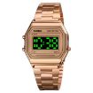 SKMEI 1646 LED Digital Rose Gold Luminous Electronic Watch - 1