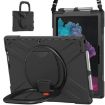 Surface Pro 7+/7/6/5/4 Black Silicone Case w/ Holder & Strap - 2