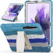 Samsung Galaxy Tab S7+/S7 FE/S8+ Protective Case, Colorful Blue - 2