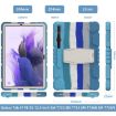 Samsung Galaxy Tab S7+/S7 FE/S8+ Protective Case, Colorful Blue - 4