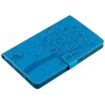 Cat & Tree Pattern Leather Case for Galaxy Tab A 8.0 (2019) Blue - 4