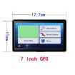 7" Car GPS Navigator with Europe Map 8G+256M Capacitive Screen - 2