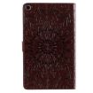 Galaxy Tab A 8.0 (2019) Sun Flower Leather Case with Wallet (Brown) - 2