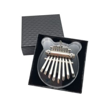 Acrylic Bear Mini 8 Tone Thumb Piano Kalimba, Random Packaging - 1