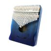Aurora Blue-Cat 21 Tone Acacia Wood Kalimba Thumb Piano Instrument - 1
