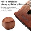 Aurora Blue-Cat 21 Tone Acacia Wood Kalimba Thumb Piano Instrument - 4