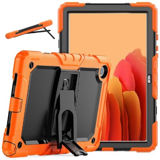 Shockproof Orange Tablet Case for Galaxy Tab A7 2020 with Strap - 1