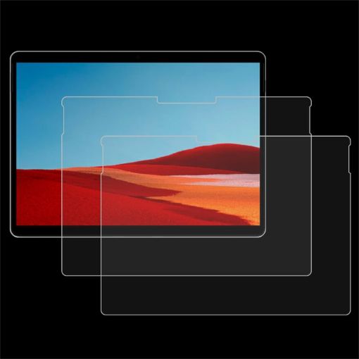 2 PCS 9H 0.3mm Tempered Glass for Microsoft Surface Pro X - 1
