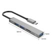 ORICO AH-12F 4 In 1 Type-C to USB 3.0 HUB Docking Station, Grey - 2
