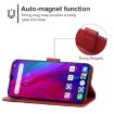 Red Leather Phone Case for Ulefone Power 6 - 4