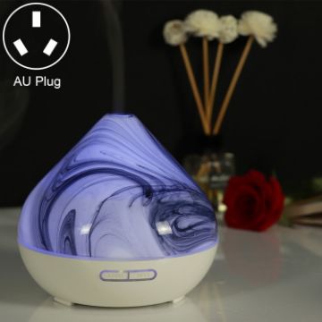400ml Volcano Humidifier Glass Aromatherapy Machine AU Plug White - 1