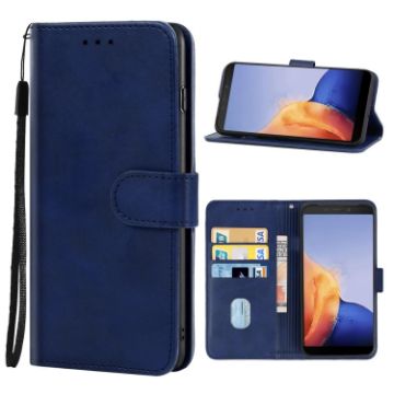 Blue Leather Phone Case for Ulefone Armor X9/X9 Pro - 1
