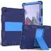 Galaxy Tab A8 10.5 2021 Dual-Color Silicone+PC Case (Navy/Blue) - 1