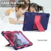 Samsung Galaxy Tab A8 10.5 2021 Two-Color Silicone PC Case - 4