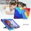 Samsung Galaxy Tab A8 10.5 Two-Color Robot Silicone PC Case - 4