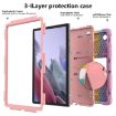 Galaxy Tab A8 2021 Two-Color Robot Case (Colorful/Rose Gold) - 3