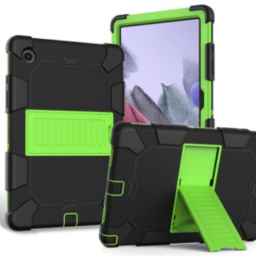 Samsung Galaxy Tab A8 10.5 2021 Two-Color Robot Case Black/Green - 1
