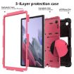 Samsung Galaxy Tab A8 10.5 2021 Black/Rose Red Tablet Case - 3