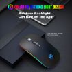 HXSJ M103FG Wireless Mouse 1600dpi 2.4G+Bluetooth RGB Black - 4