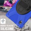 Samsung Galaxy Tab A8 10.5 2021 Blue Silicone+PC Tablet Case - 6