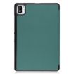 TCL Tab 10s Dark Green Leather Tablet Case with Holder - 3