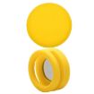 Yellow Shockproof Silicone Pet Collar Case for AirTag (35.9x35.9x19.2mm) - 1